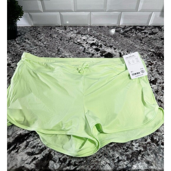 Athleta Pants - Athleta Run With It 3” Short Women’s XL Neon Green Lined Pocket NWT
